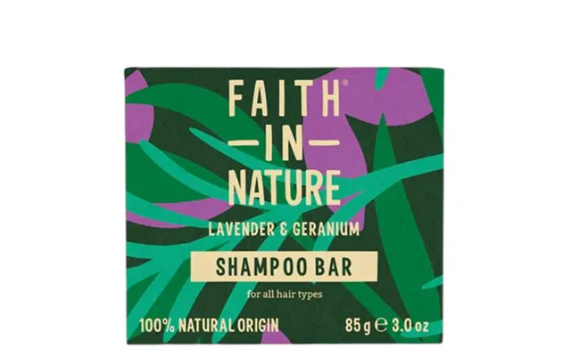 Faith In Nature Lavender & Geranium Shampoo Bar 85 G