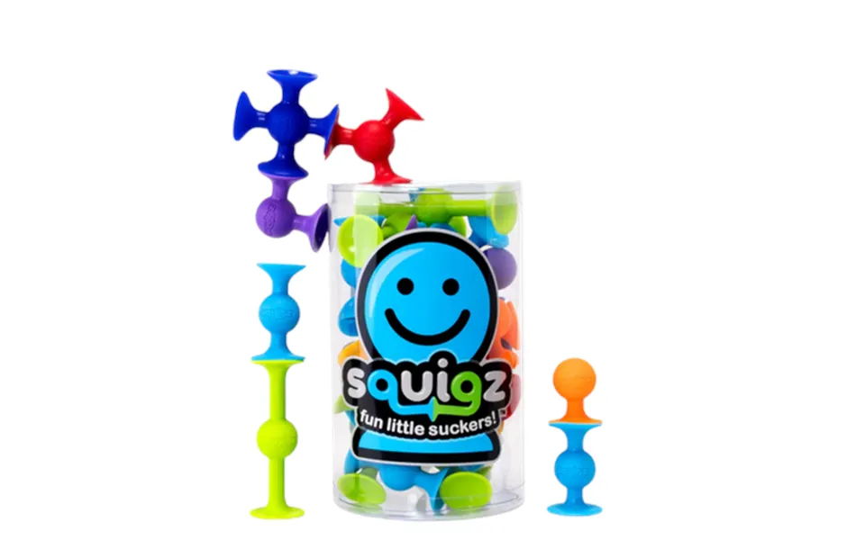Fat Brain Squigz Suction Construction Building Starter Set 22 Pcs