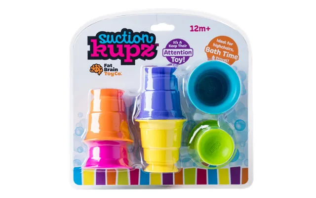 Fat Brain Suction Kupz Sensory Stacking Toy