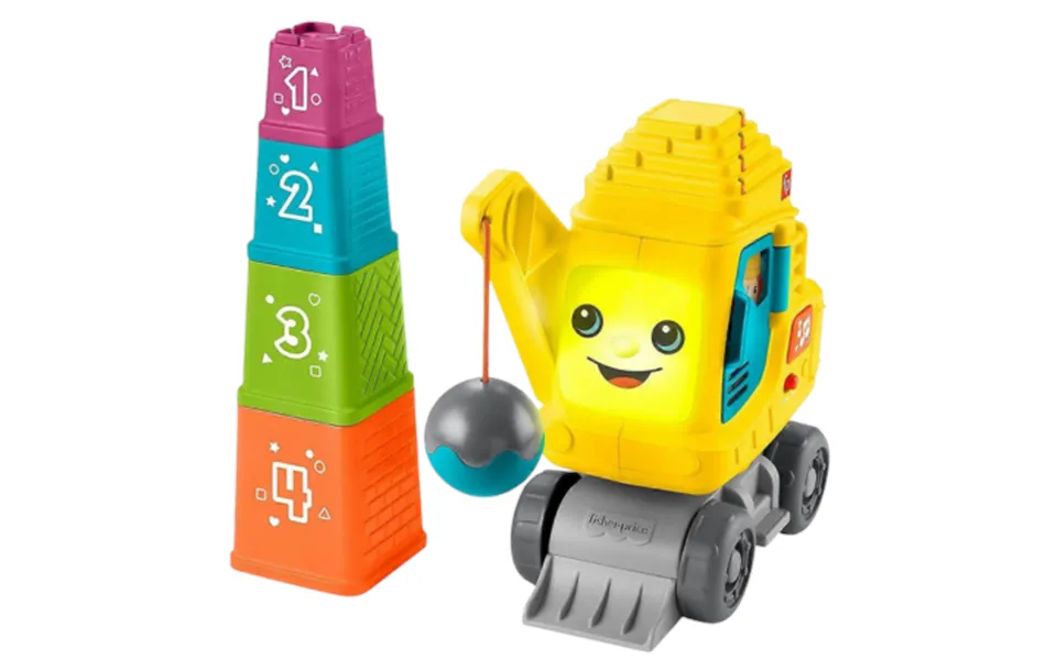 Fisher Price Kids Stack Count Excavator