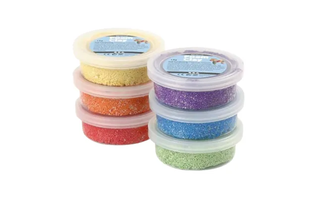 Foam Clay Metallic Pack Of 6 - Assorted