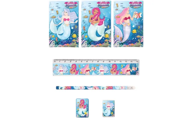 Fun Stationery Magical Mermaids Stationery Set 5 Pcs