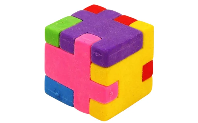 Fun Stationery Puzzle Eraser Cube 2.7cm