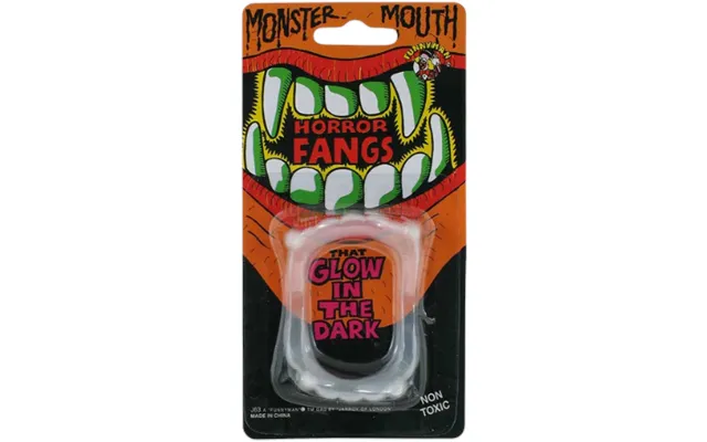 Funny Man Glow-in-the-dark Vampire Teeth - Kids
