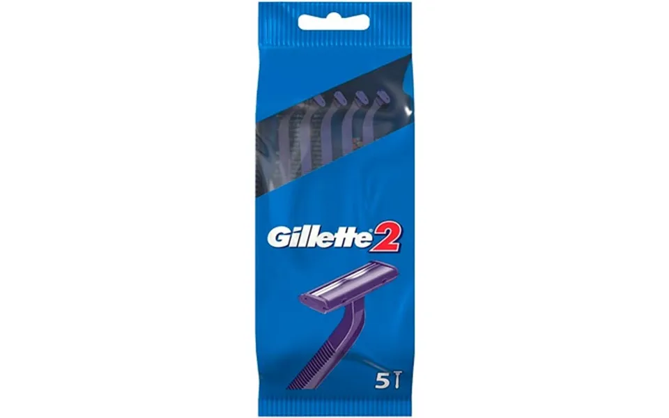 Gillette 2 Disposable Scrapers - 5 Pcs