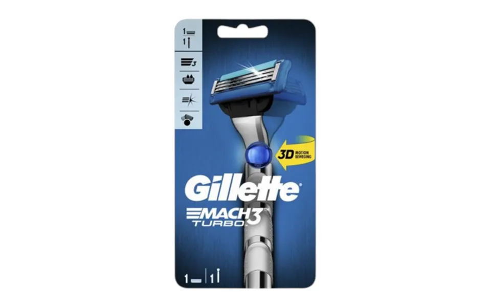 Gillette Mach3 Turbo 3d Scraper