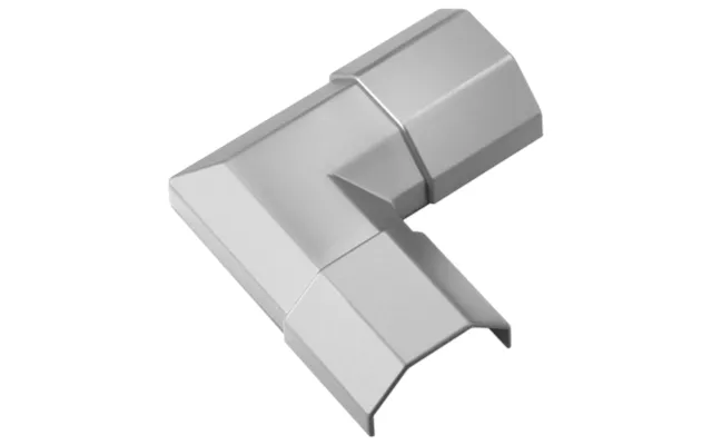Goobay Cable Duct Corner Connection Silver