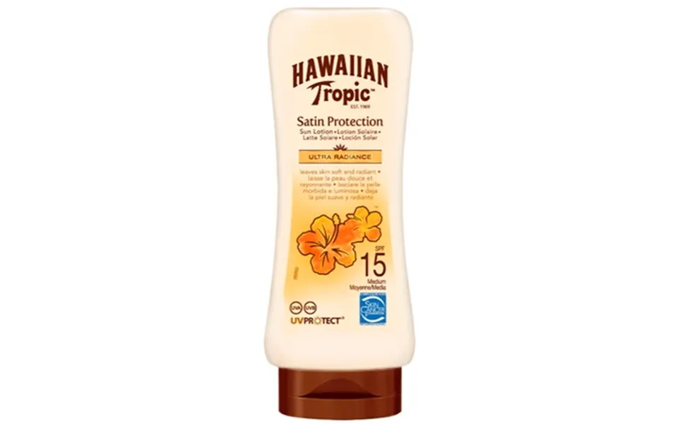 Hawaiian Tropic Satin Protection Sunscreen Spf15 - 180ml