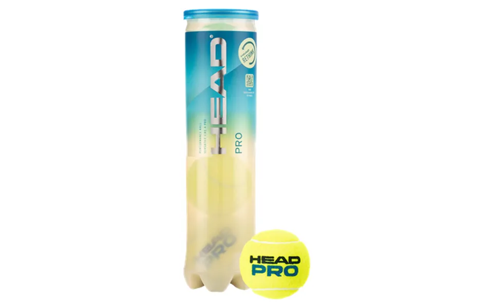 Head Pro Tennis Balls - 4 Pcs