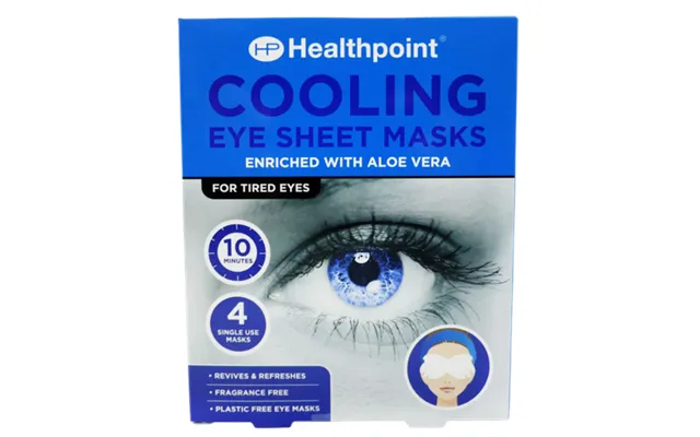 Healthpoint Cooling Eye Sheet Masks With Aloe Vera 4 Pcs