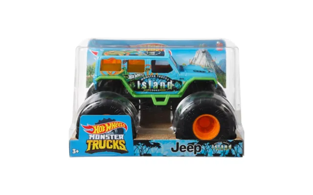 Hot Wheels Monster Trucks Jeep Island Tours - Gtj44