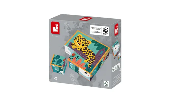 Janod Wwf Animal Puzzle - 9 Pieces