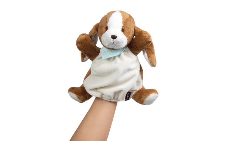 Kaloo Les Amis Doudou Puppet Tiramisu Dog Teddy Bear - 24 Cm