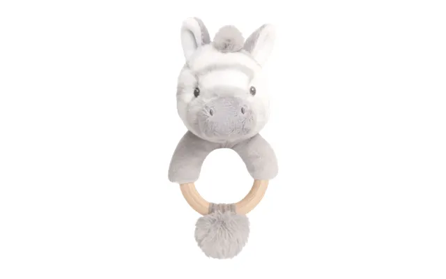 Keel Toys Keeleco Cuddle Zebra Ring Rattle - 14cm