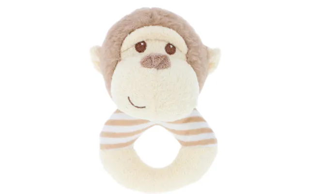 Keel Toys Keeleco Marcel Monkey Ring Rattle 14 Cm