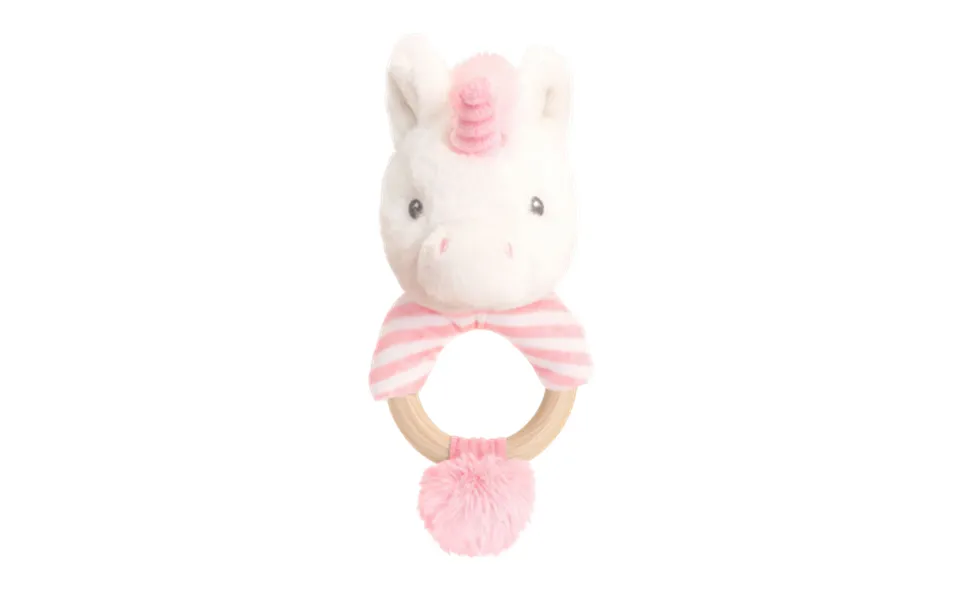 Keel Toys Keeleco Twinkle Unicorn Ring Rattle - 14cm