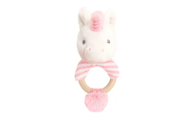 Keel Toys Keeleco Twinkle Unicorn Ring Rattle - 14cm