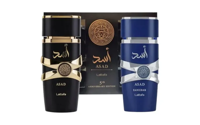 Lattafa Asad & Asad Zanzibar Anniversary Gift Set 100ml 2 Pcs