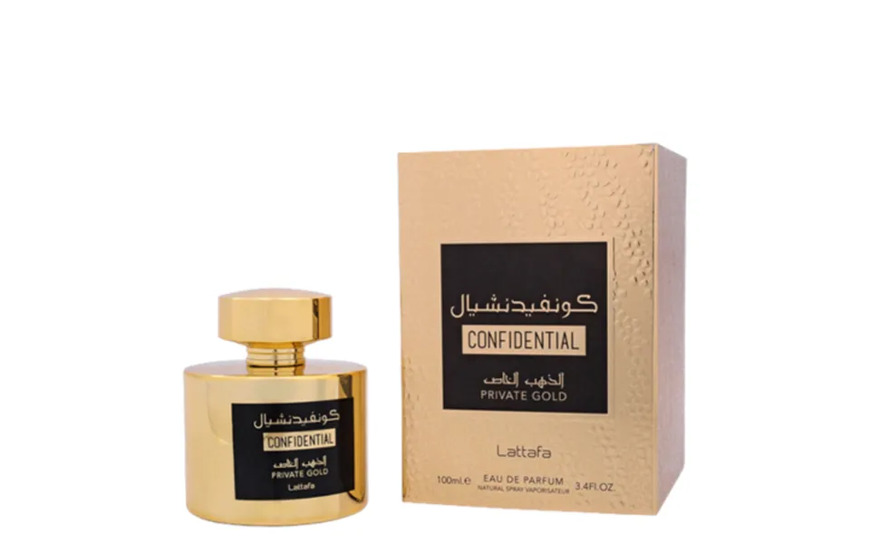 Lattafa Unisex Confidential Private Gold Eau De Parfum 100 Ml