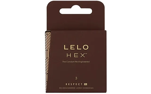 Lelo Hex Respect Xl Condoms - 3 Pcs