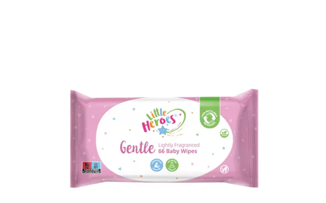 Little Heroes Gentle Lightly Fragranced Baby Wipes - 66 Pcs