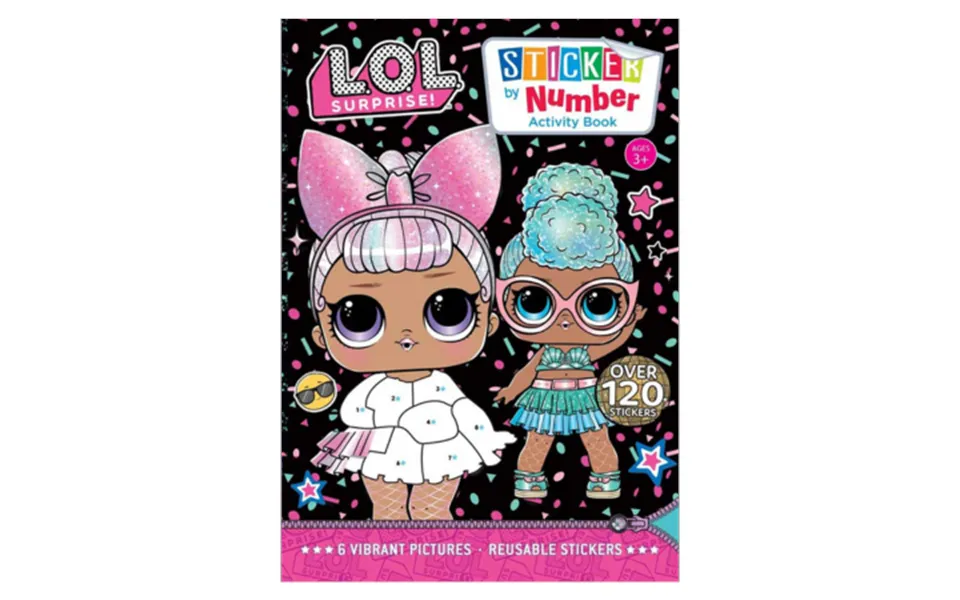 Lol Surprise Sticker By Number Activity Book