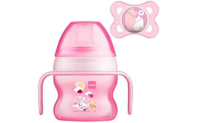 Mam Feeding Trainer & Pacifier - Pink