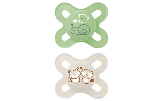 Mam Start Snail & Fox Design 0-2m Unisex Pacifier 2 Pcs
