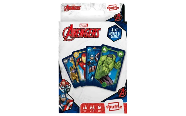 Marvel Avengers Shuffle 4-in-1 Card Game