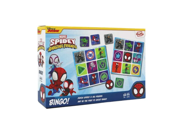 Marvel Spidey And Friends Bingo Board Game