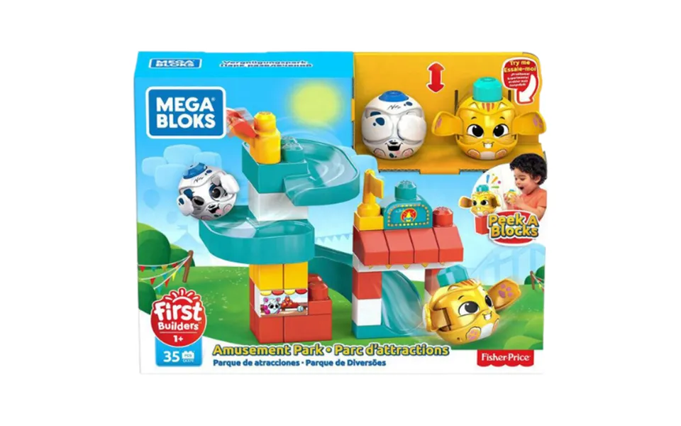 Mega Bloks Gkx70 Peek A Blocks Playhouse Building Set