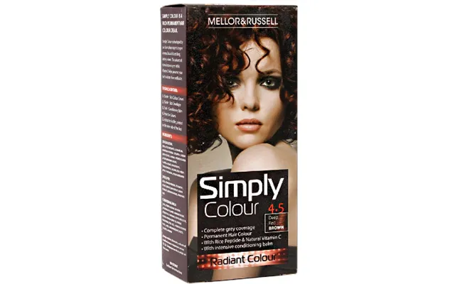 Mellor & Russell Simply Colour Hair Colour - 4.5 Deep Red Brown