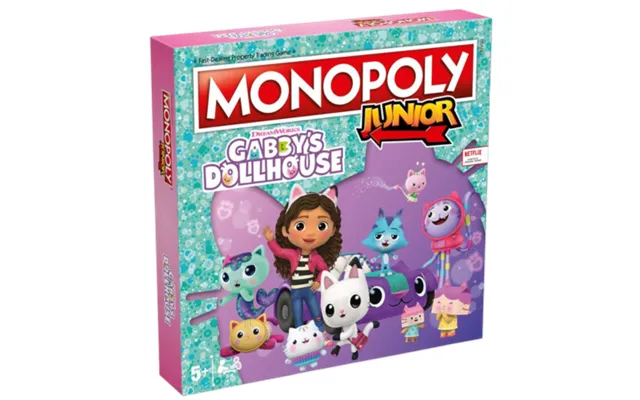 Monopoly Junior Gabby’s Dollhouse Board Game