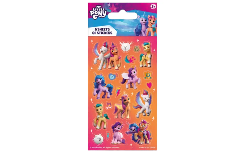 My Little Pony Party Stickers 6 Stk
