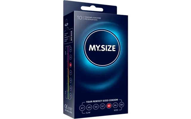 My.size 60mm Condoms - 10 Pcs