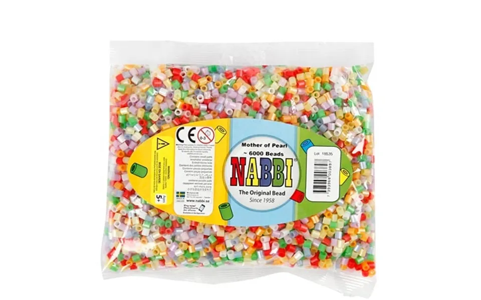 Nabbi Medium Tube Beads Mother Of Pearl - 6000 Pcs