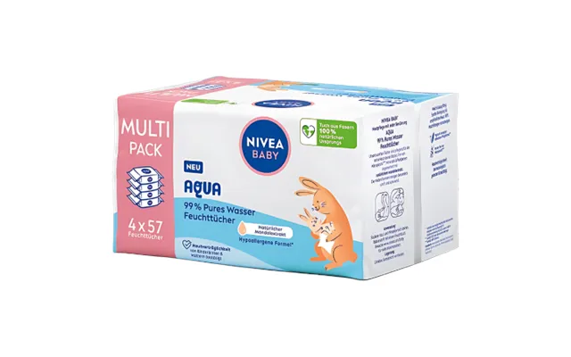 Nivea Baby 99% Water Wipes 4x57 Pcs
