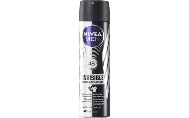 Nivea Invisible Black & White For Men Deo Spray 150 Ml