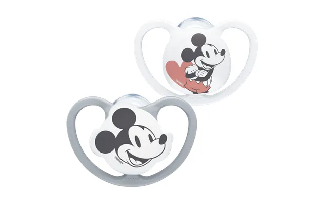 Nuk Disney Space 0-6m Grey Pacifier 2 Pcs