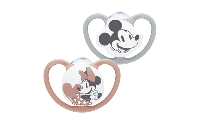 Nuk Disney Space 0-6m Pink Pacifier 2 Pcs