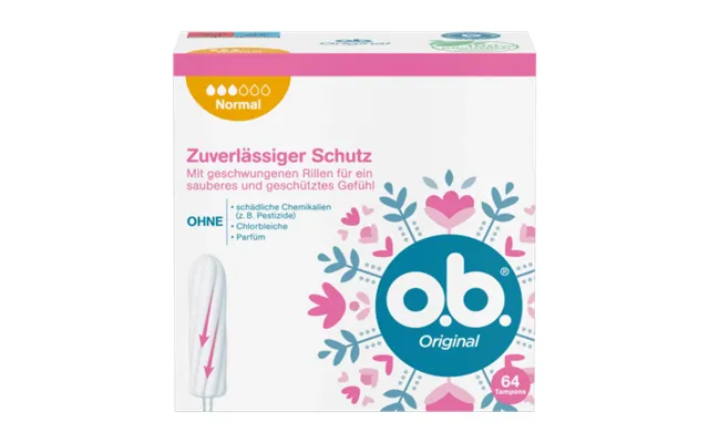 O.b. Original Normal Tampons - 64 Pcs