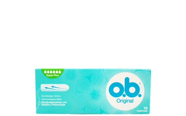 O.b. Original Super Plus Tampons - 16 Pcs