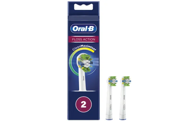 Ora-b Floss Action Toothbrush Heads - 2 Pcs