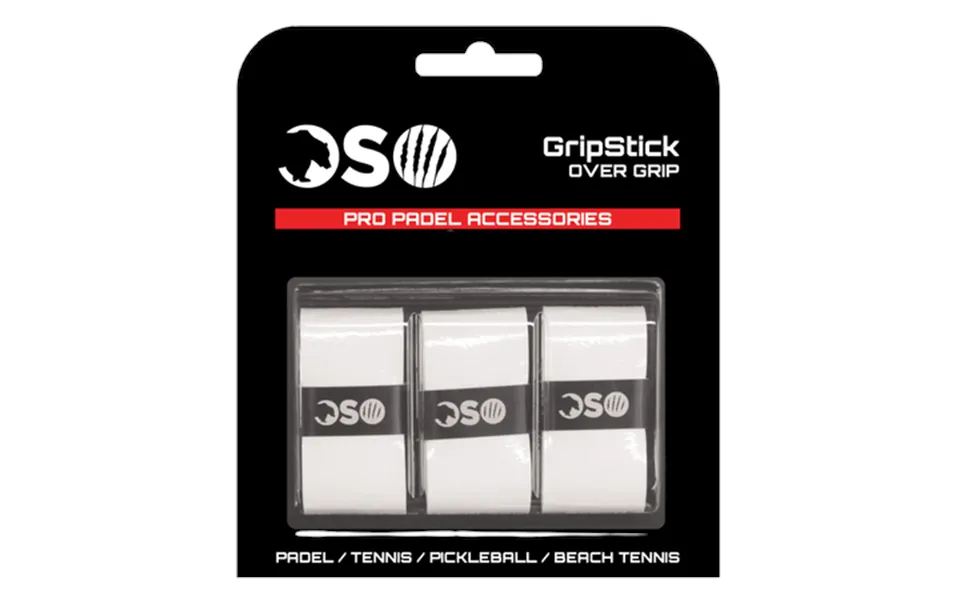 Oso Padel Gripstick White Overgrip 3 Pcs