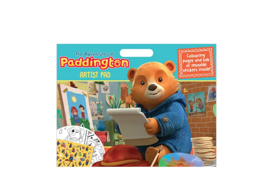 Paddington Colouring Pages & Stickers Artist Pad