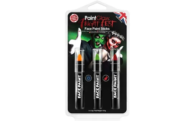 Paintglow Fright Fest Paint Sticks Face Paint - 3 Pcs product image