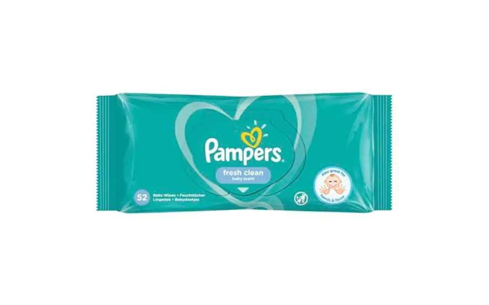 Pampers Fresh Clean Wet Wipes - 52 Pcs