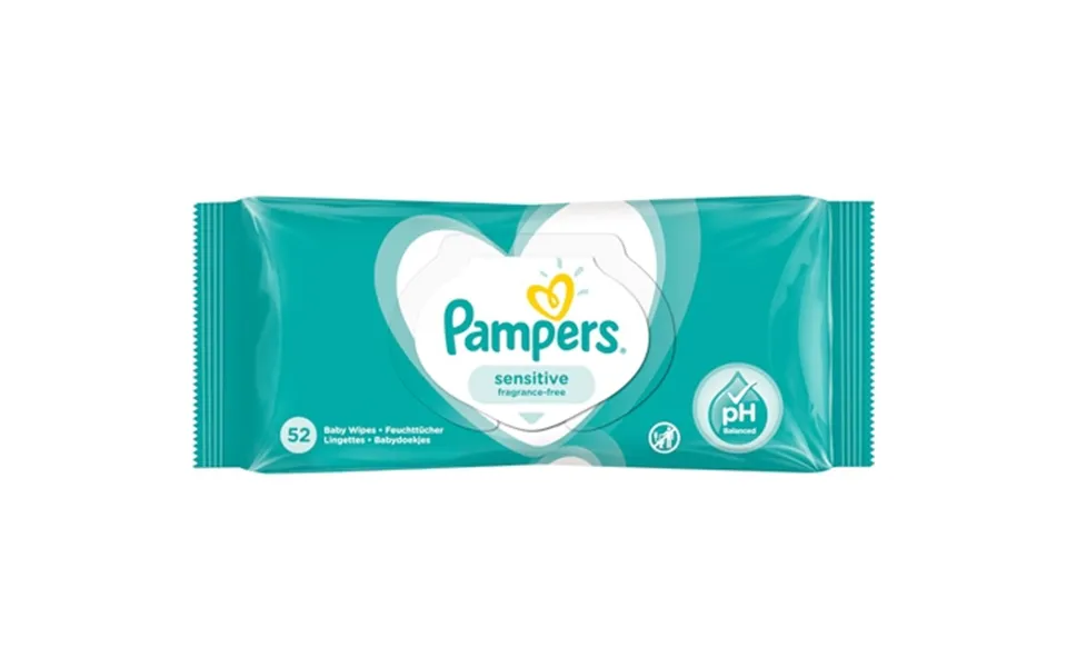 Pampers Sensitive Wet Wipes - 52 Pcs