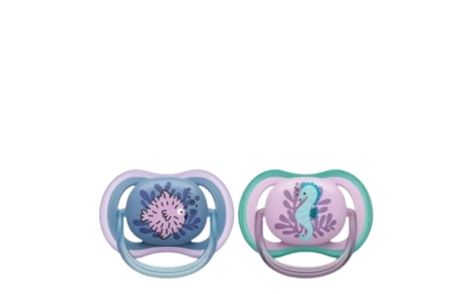 Philips Avent Ultra Air Silicone 6-12 Months Baby Girl Pacifiers 2 Pcs