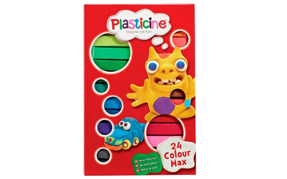 Plasticine Colour Max - 24 Pcs